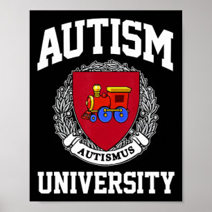 Unterstützung der Universität für Autismus Poster