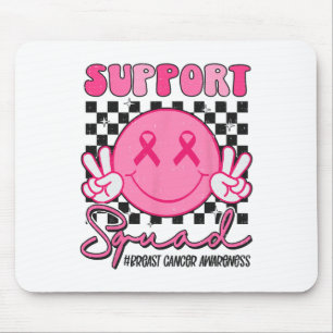 Unterstützung des Bewusstseins für Brustkrebs im Q Mousepad