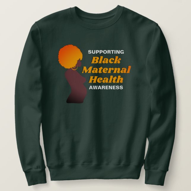 Unterstützung des Bewusstseins für die GESUNDHEIT  Sweatshirt (Design vorne)
