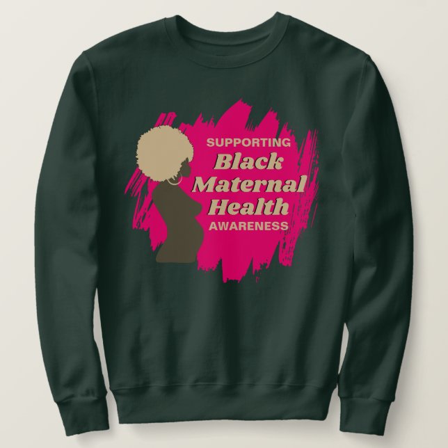 Unterstützung des Bewusstseins für die GESUNDHEIT  Sweatshirt (Design vorne)