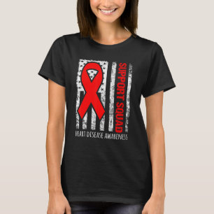 Unterstützung des Bewusstseins für Herzkrankheiten T-Shirt
