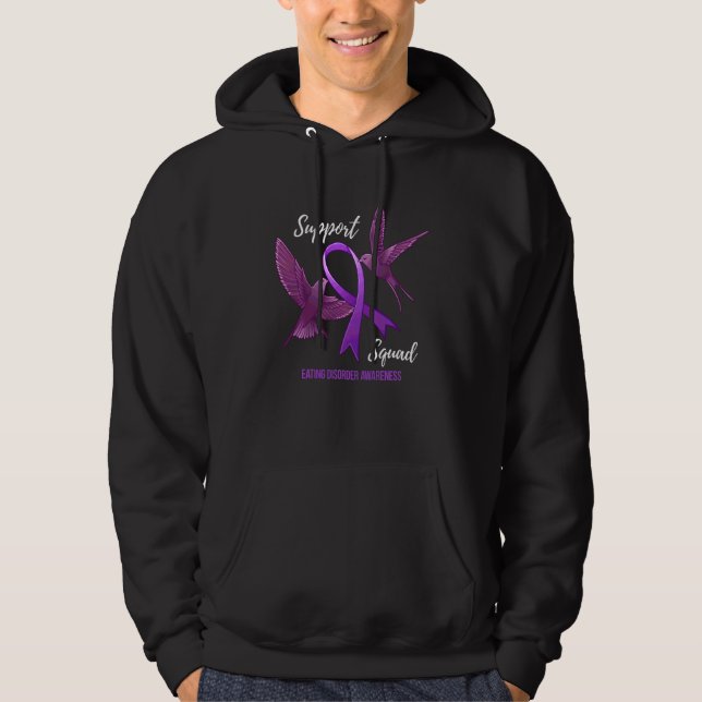 Unterstützung des Bewusstseins für Squad-Essstörun Hoodie (Vorderseite)