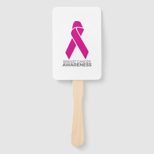 Unterstützung des Brustkrebs-Bewusstseins rosa Sch Fächer