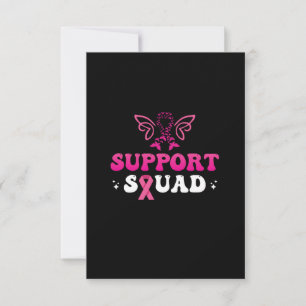 Unterstützung des Brustkrebsbewusstseins auf der S Einladung