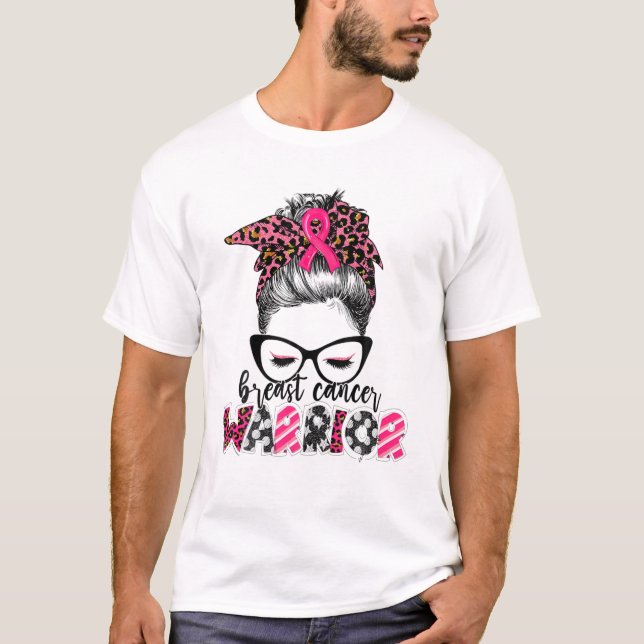 Unterstützung des Brustkrebskranzes Brustkrebs T-Shirt (Vorderseite)