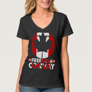Unterstützung des Freiheitsverbandes Kanadischer L T-Shirt