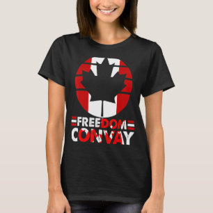 Unterstützung des Freiheitsverbandes Kanadischer L T-Shirt