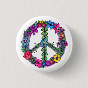Unterstützung des friedenssignalen Anti-Kriegsbet Button