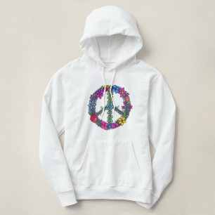 Unterstützung des friedenssignalen Anti-Kriegsbet Hoodie