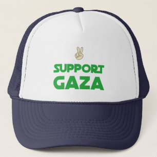 Unterstützung des Gaza-T - Shirt zur Völkermord Truckerkappe