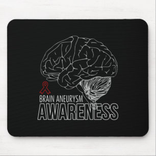 Unterstützung des Gehirnaneurysma-Bewusstseins 1 Mousepad