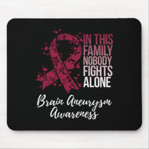 Unterstützung des Gehirnaneurysma-Bewusstseins Mousepad