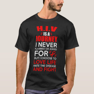 Unterstützung des HIV-Bewusstseins T-Shirt