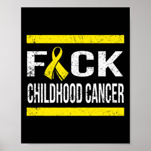 UNTERSTÜTZUNG DES KINDHOOD KREBS BEWUSSTSEIN FÜR S POSTER