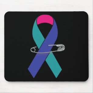 Unterstützung des Krebsbewusstseins Mousepad