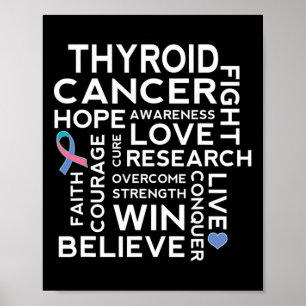 Unterstützung des Krebsbewusstseins Poster