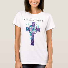UNTERSTÜTZUNG DES lila- UND TURQUOISISCHEN SUICIDE T-Shirt