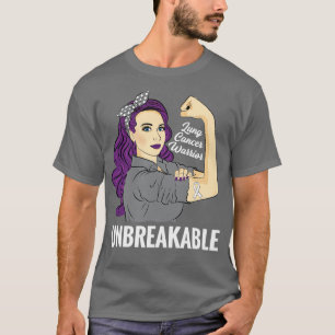 Unterstützung des Lung Warriors für ein ungebroche T-Shirt