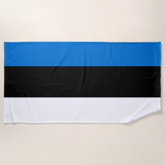 Unterstützung des nationalen Flaggenteams Estlands Strandtuch