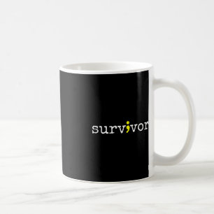 Unterstützung des Selbstmordbewusstseins Symbol-Er Kaffeetasse