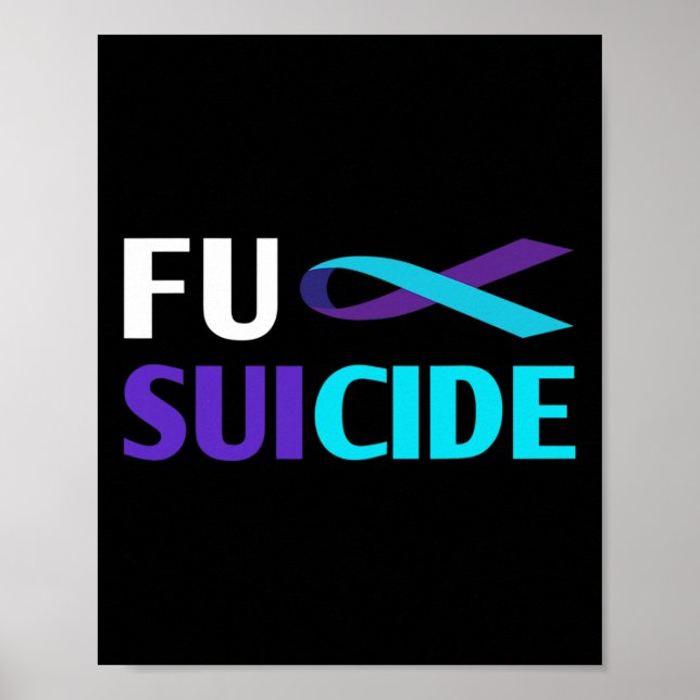 Unterstützung des Selbstmords Poster (Vorne)
