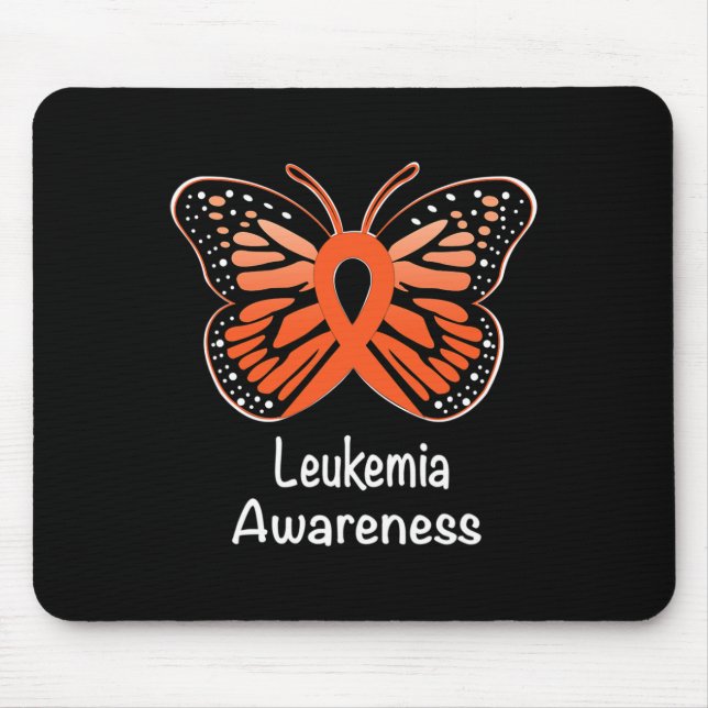 Unterstützung des Sensibilisierungskriegers Orange Mousepad (Vorne)