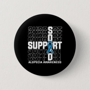 Unterstützung des Squad Alopecia Bewusstsein Button