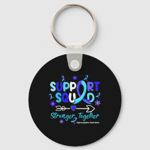 Unterstützung des Squad Blue Ribbon Hydrocephalus Schlüsselanhänger