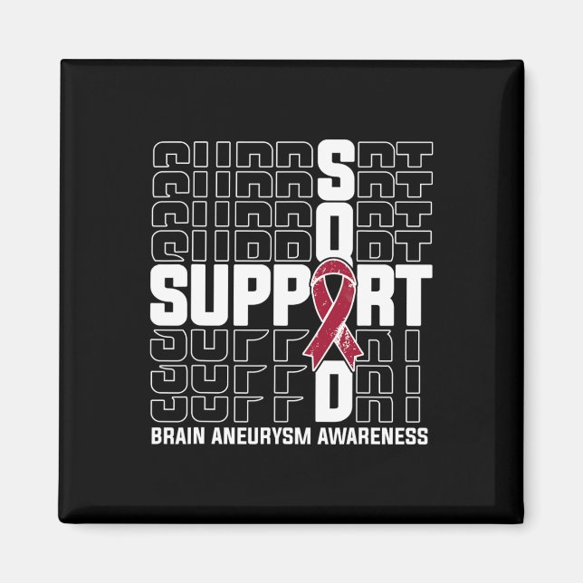 Unterstützung des Squad Brain Aneurysm-Bewusstsein Magnet (Vorne)