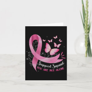 Unterstützung des Squad Breast Cancer Awareness Pi Karte