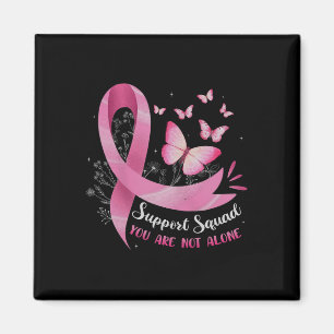 Unterstützung des Squad Breast Cancer Awareness Pi Magnet