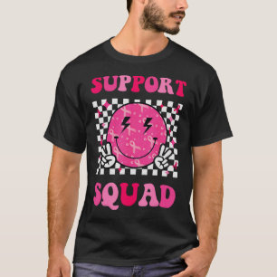 Unterstützung des Squad Breast Cancer Awareness Pi T-Shirt
