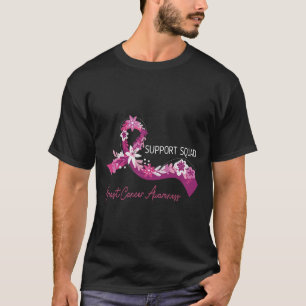 Unterstützung des Squad Breast Cancer Awareness Pi T-Shirt