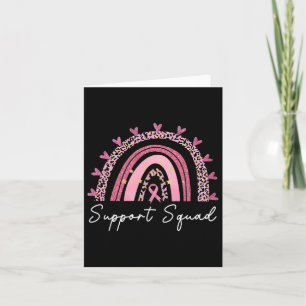 Unterstützung des Squad Breast Cancer Awareness Su Karte