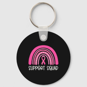 Unterstützung des Squad Breast Cancer Awareness Su Schlüsselanhänger