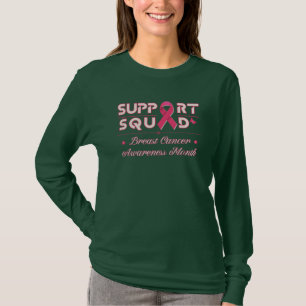Unterstützung des Squad Breast Cancer Awareness T T-Shirt