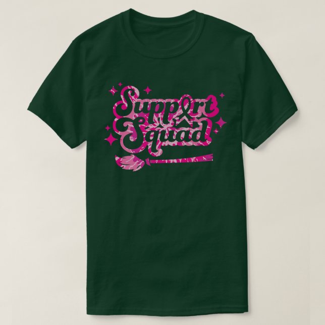 Unterstützung des Squad Brustkrebs Bewusstsein Vin T-Shirt (Design vorne)