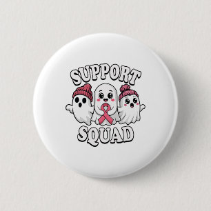 Unterstützung des Squad Niedlich Ghosts Breastkreb Button