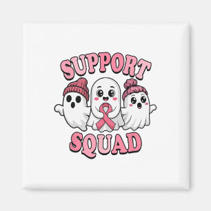 Unterstützung des Squad Niedlich Ghosts Breastkreb Magnet