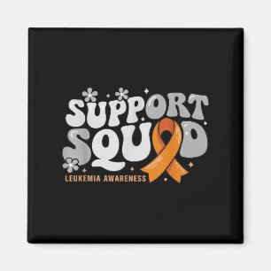 Unterstützung des Squad Orange Ribbon Leukämie Bew Magnet