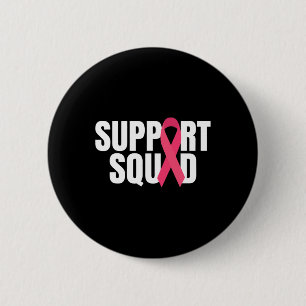 Unterstützung des Squad Pink Ribbon Brustkrebs Bew Button