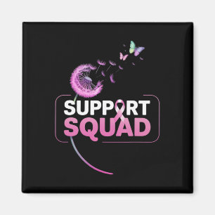 Unterstützung des Squad Pink Ribbon Brustkrebs Bew Magnet