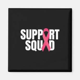 Unterstützung des Squad Pink Ribbon Brustkrebs Bew Magnet