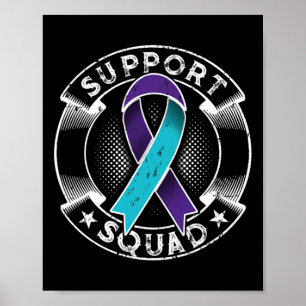 Unterstützung des Squad Ribbon-Bewusstseins für Su Poster