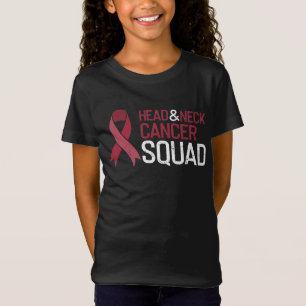 Unterstützung des Squad Throat Head & Neck Cancer  T-Shirt