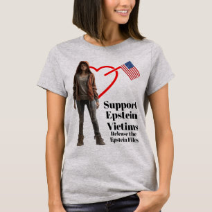 Unterstützung des T - Shirt Epstein Victims