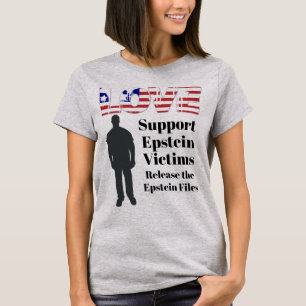 Unterstützung des T - Shirt Epstein Victims