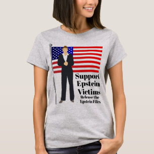 Unterstützung des T - Shirt Epstein Victims