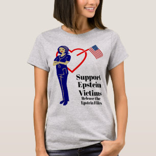 Unterstützung des T - Shirt Epstein Victims