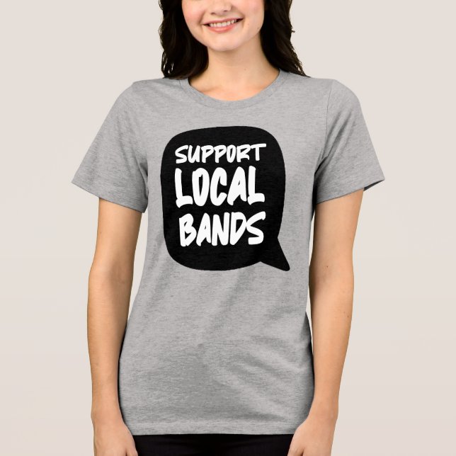 Unterstützung des T - Shirt lokaler Bande (Vorderseite)
